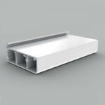 KOPOS Padlócsatorna fehér 2m 80x25mm fehér, PVC, LPK 80X25_HD (KOPLPK80X25HD)