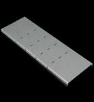 KOPOS 90°-os emelkedő idom fedél rozsdamentes acél 62x50mm kábeltálcához, Rozsdamentes acél AISI 304, NIXVSO 90X125_IX (KOPNIXVSO90X125IX)