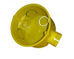 Dunszt műanyag doboz D-6071/1 sorolható 71mm d65mm sárga (DUND60711)