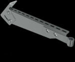 KOPOS Tartókonzol 45° 300x60mm kábeltálcához E90, horganyzott, DSU 300_PO (KOPDSU300PO)