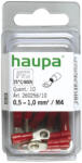 Haupa Szemes saru szigetelt PSZ4 H-260256/10 SmallPack piros (10db/bliszter) (26025610)