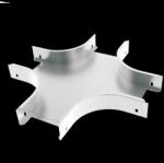 KOPOS Keresztidom rozsdamentes acél 50x125mm kábeltálcához, Rozsdamentes acél AISI 304, NIXKR 50X125_IX (KOPNIXKR50X125IX)