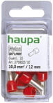 Haupa Érvéghüvely szigetelt 10/12 piros 270822/10 SmallPack Haupa (10db/bliszter) (27082210)