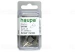 Haupa Érvéghüvely iker 2* 4, 0/12 szürke 270796/10 SmallPack Haupa (10db/bliszter) (27079610)