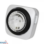 Bemko Időzítő "F" típusú 15p/24h napi mechanikus IP20 16A, B62-TSMD20, Bemko (B62-TSMD20)