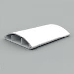 KOPOS Ívelt csatorna 2m 74x20mm sötétszürke, PVC, LO 75_LD (KOPLO75LD)