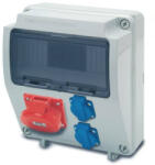 Famatel S. A AcQUA 9 modulos szerelt ipari doboz /2db ht alj+1db 4p 16A alj/, 3957_1, Famatel S. A (3957_1)
