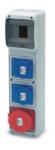 Famatel S. A ACQUA doboz 6 modul - 2db 2P+F 16A (23230) - 1db 3P+N+F 32A IP44, 6410, Famatel S. A (6410)