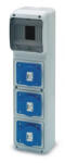 Famatel S. A ACQUA doboz 6 modul - 3 db 2P+F ipari alj (23230) IP44, 6402, Famatel S. A (6402)