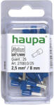 Haupa Érvéghüvely szigetelt 2, 5/ 8 kék 270810/25 SmallPack Haupa (25db/bliszter) (27081025)