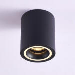 Rábalux 71160 Kobald Beltéri lámpa Ráépíthető és Beépíthető lámpa fekete, fehér GU10 1X MAX 25, IP20 (RBL71160)