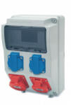 Famatel S. A AcQUA 9 modulos szerelt doboz /2db ht. alj+1db 5P 16A+ 1db 5P 32A/, 3958_4, Famatel S. A (3958_4)