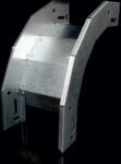 KOPOS 90°-os süllyedő idom 250x50mm kábeltálcához E90, Tüzihorganyzott, NKO 90X50X250_F (KOPNKO90X50X250F)