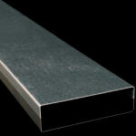 KOPOS Kábeltálca fedél rozsdamentes acél 250x50-100mm kábeltálcához, Rozsdamentes acél AISI 304, (2m/szál), NIXV 250_IX (KOPNIXV250IX)