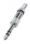 Somogyi Elektronic Home SK 3M jack dugó, 6, 3mm sztereó lengődugó, fém, törésgátló, SK_3M (SK_3M)