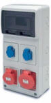 Famatel S. A ACQUA doboz 8 modul - 2db házt. - 1db 5P 16A -1db 5P 32A, 6509, Famatel S. A (6509)