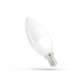 spectrumLED LED gyertya C37 E14 230V 1W CW, LED izzó, fényforrás, WOJ14453 SpectrumLED (WOJ14453)