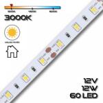 PannonLED LEDSZALAG 2835WN 60led/m IP20 3000K 1380lm 12W/m meleg fehér 70630 (70630)