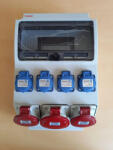 Famatel S. A Szerelt 12 modulos ipari doboz 4db HT, 2db 5P 16A, 1db 5P32A IP44, 3959_66, Famatel S. A (3959_66)