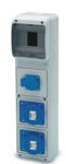 Famatel S. A ACQUA doboz 6 modul - 1 db házt. alj + 2 db 2P+F alj (23230) IP44, 6404, Famatel S. A (6404)