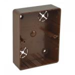 Kopos Készülékdoboz 80x104mm sötét tölgy, PVC, LK 80X28 2ZK_I2 (KOPLK80X282ZKI2)