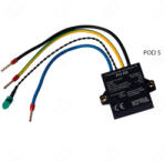 KIWA PO DS III dugalj mögé szerelhető túlfeszültség levezető optikai jelzésT3 (D) 92.021 (KIWA92021)