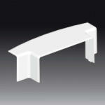 KOPOS T-idom fehér PK 160X65 D csatornához, PVC, 8484_HB (KOP8484HB)