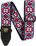 Ernie Ball Classic Jacquard Taos Fire Red Curea de chitară (P04639)