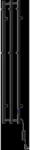 Mexen Pino radiator electric cu suporturi de prosoape 1405 x 242 mm, 200 W, negru - W301-1405-242-00-70 (W301-1405-242-00-70)