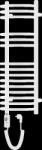 Mexen Eros radiator electric 900 x 318 mm, 300 W, alb - W112-0900-318-2300-20 (W112-0900-318-2300-20)