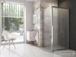 RAVAK BLIX BLDP2+BLPS 110x100 cm-es tolóajtós zuhanykabin, króm/grape 0PVD0C00ZGSET110BLPS100 (0PVD0C00ZGSET110BLPS100)