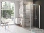 RAVAK BLIX BLDP2+BLPS 110x100 cm-es tolóajtós zuhanykabin, Fehér+transparent 0PVD0100Z1SET110BLPS100 (0PVD0100Z1SET110BLPS100)