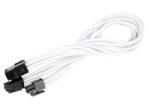 SilverStone 8-Pin EPS - 4+4-Pin ATX/EPS hosszabbító - 300mm fehér