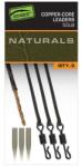 FOX Edges Naturals Copper-Core Leaders 3db (CAC905)