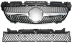  Mercedes Benz SLK R172 2011-2015 króm - ezüst - fekete hűtőrács Gyémánt stílusban