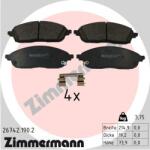 ZIMMERMANN set placute frana, frana disc ZIMMERMANN 26742.190. 2 (26742.190.2)