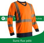 Coverguard Suna jól láthatósági hosszú ujjú póló (7SUNOXXL)