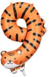 PartyDeco Fólia lufi - 9 - es szám, Tigris