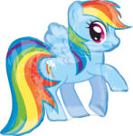 Amscan Fólia lufi My Little pony - Rainbow Dash