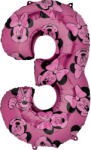 Amscan 3-as midi szám fólia lufi - Minnie Mouse 66 cm