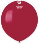 Gemar Pasztel bordó lufi 48 cm