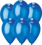 Gemar Metál kék lufi 26 cm 100 db