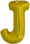 Amscan J betű fólia lufi 86 cm - arany