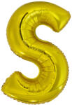 Amscan S betű fólia lufi 86 cm - arany