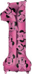 Amscan 1-es midi szám fólia lufi - Minnie Mouse 66 cm