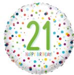 Amscan Fólia lufi kör - 21. születésnap