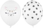 PartyDeco Latex lufik - macska és lábnyom 30 cm