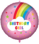 Procos Fólia lufi - Szivárvány Birthday Girl 46 cm