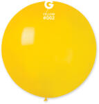 Gemar Gömb pasztell lufi 80 cm - sárga