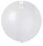 Gemar Fehér metál lufi 80 cm 50 db
